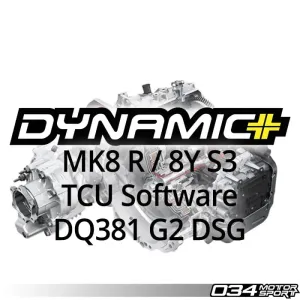 034Motorsport Dynamic  TCU Software Upgrade (DQ381 G2) - VW/Audi MQBe 2.0T Golf R (Mk8) / S3 (8Y)