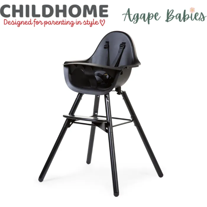 [1 yr local warranty] Childhome Evolu 2 High Chair - Black