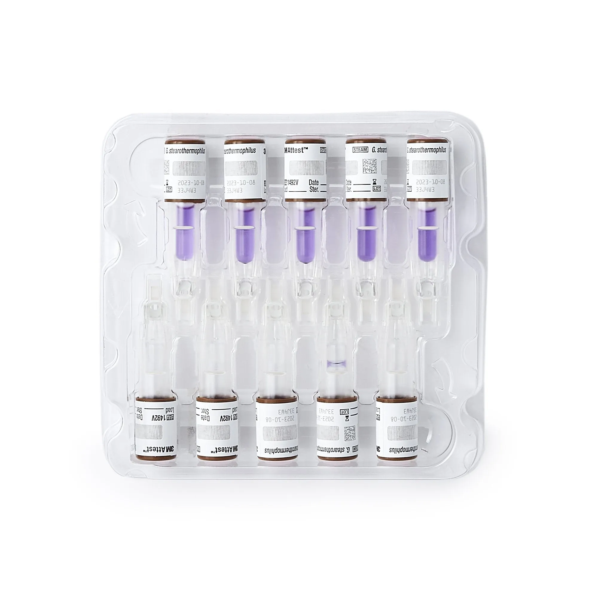 3M™ Attest™ Super Rapid Readout Sterilization Biological Indicator Vial, 1 Case of 200