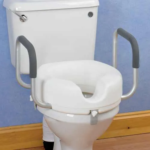 6" Raised Toilet Seat with Handles