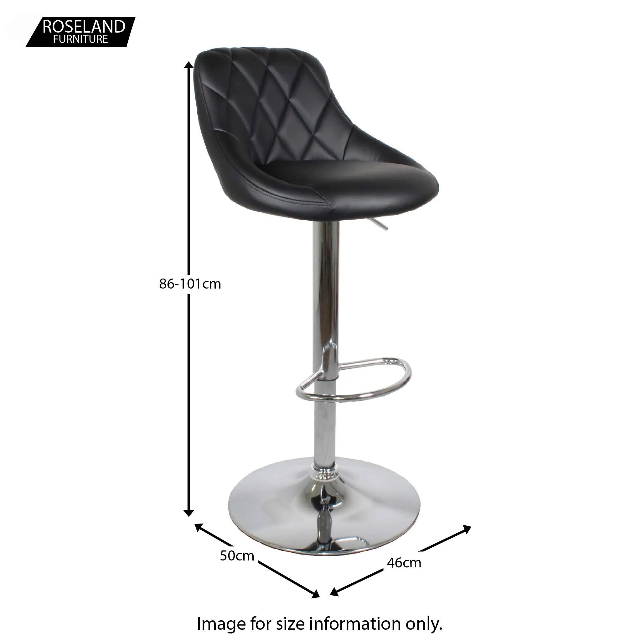 Abberley Adjustable Bar Stools - Set of 2