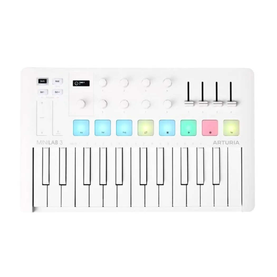 Arturia AR231505 Minilab MK3 Alpine White Midi Controller