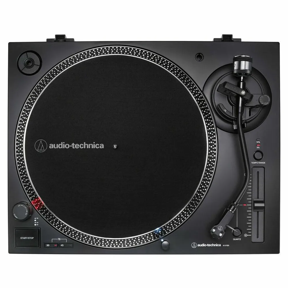 Audio Technica Fully Manual Direct Drive Turntable - Black | ATLP120XUSBHCBK