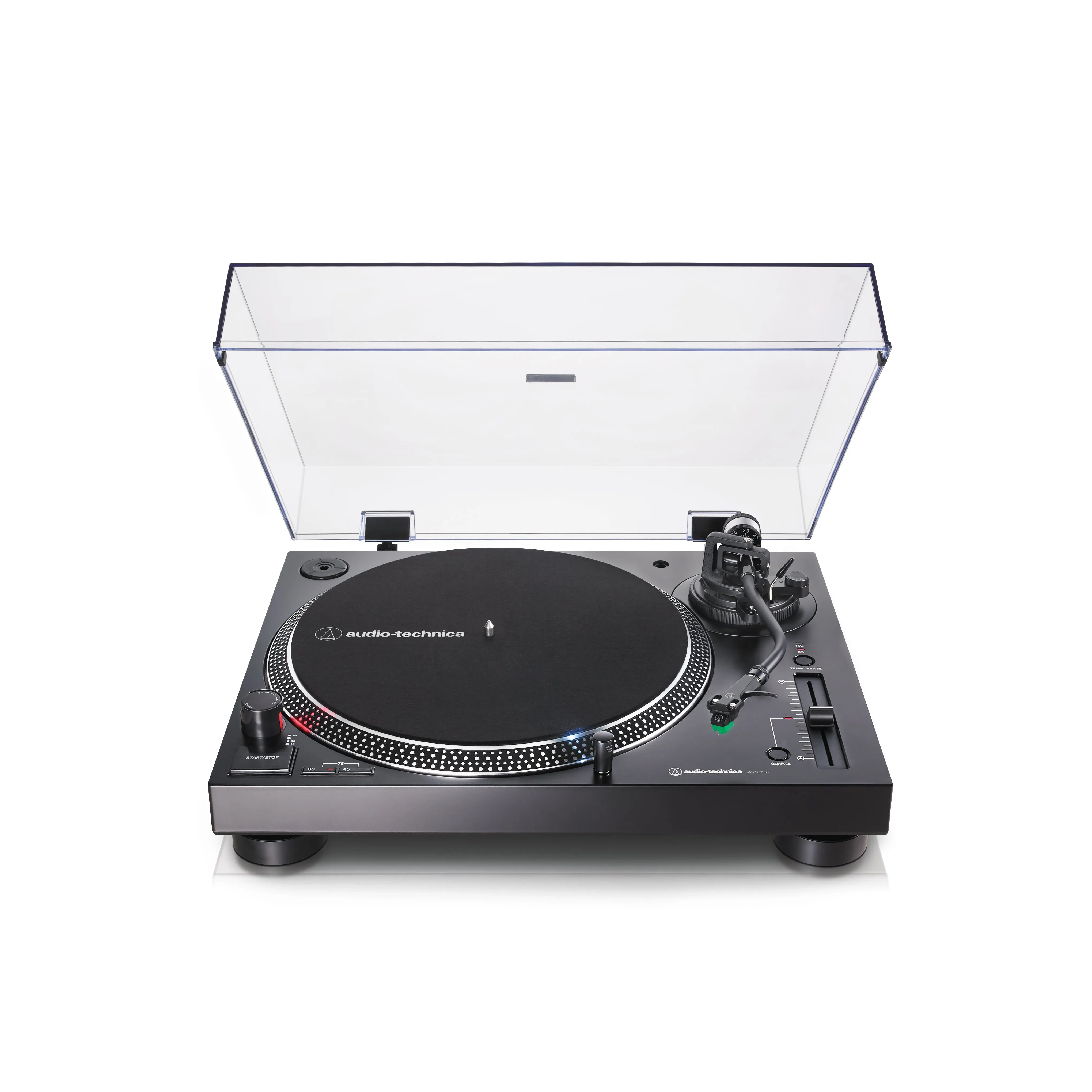 Audio Technica Fully Manual Direct Drive Turntable - Black | ATLP120XUSBHCBK