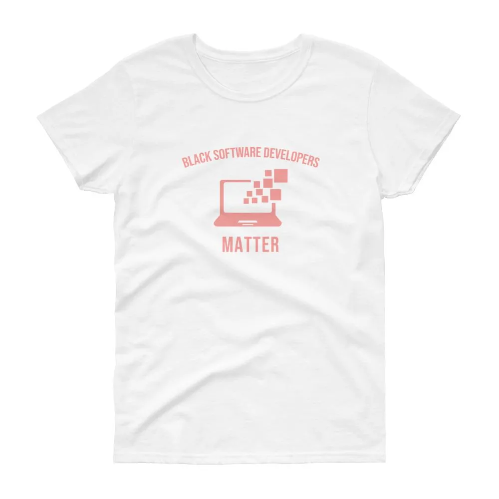 Black Software Developers - Women's short sleeve t-shirt