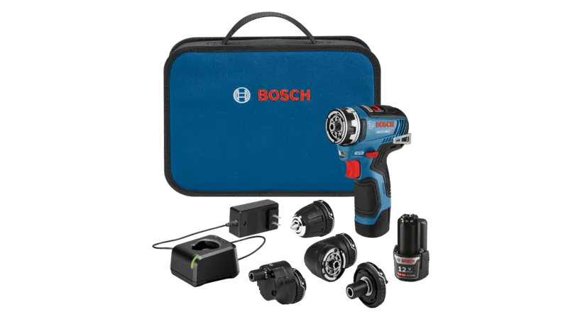 Bosch 12V Max Drill/Driver with 5-In-1 Flexiclick® System with (2) 2.0 Ah Batteries