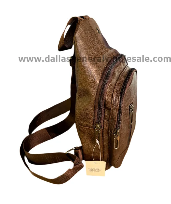 Casual Faux Leather Cross Body Sling Bags Wholesale