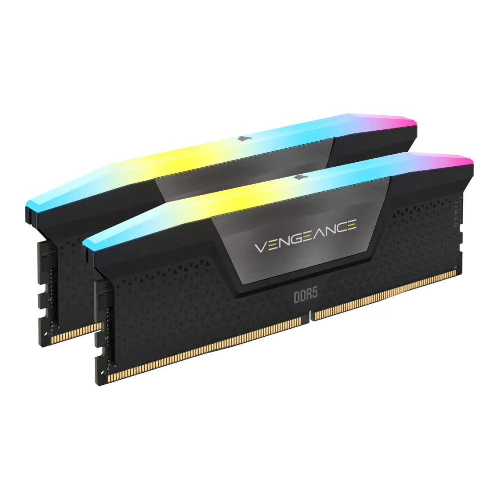 Corsair Vengeance RAM, 32 GB DDR5 (2x16 GB), 6400 MHz, black