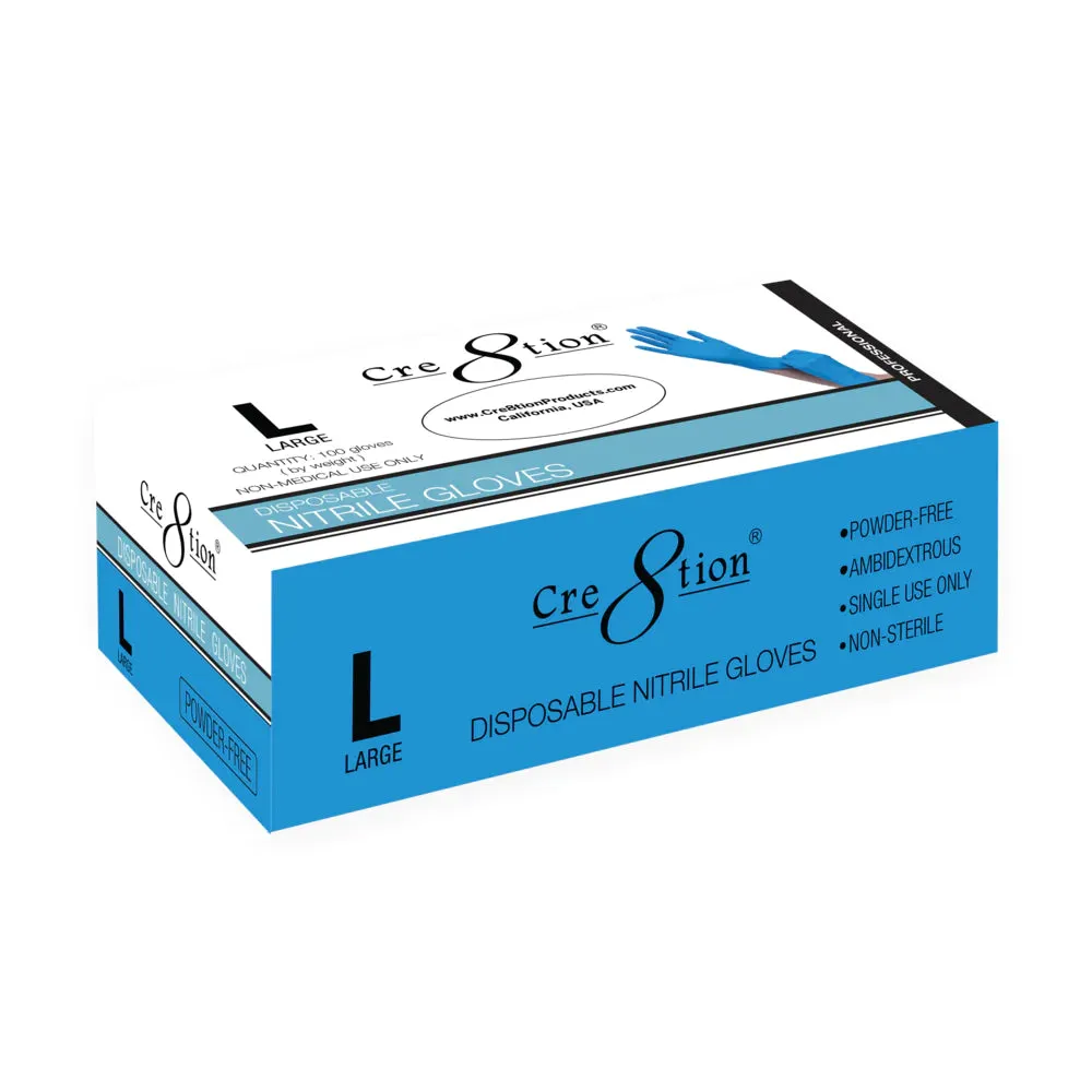 Cre8tion Nitrile Blue Box - Large