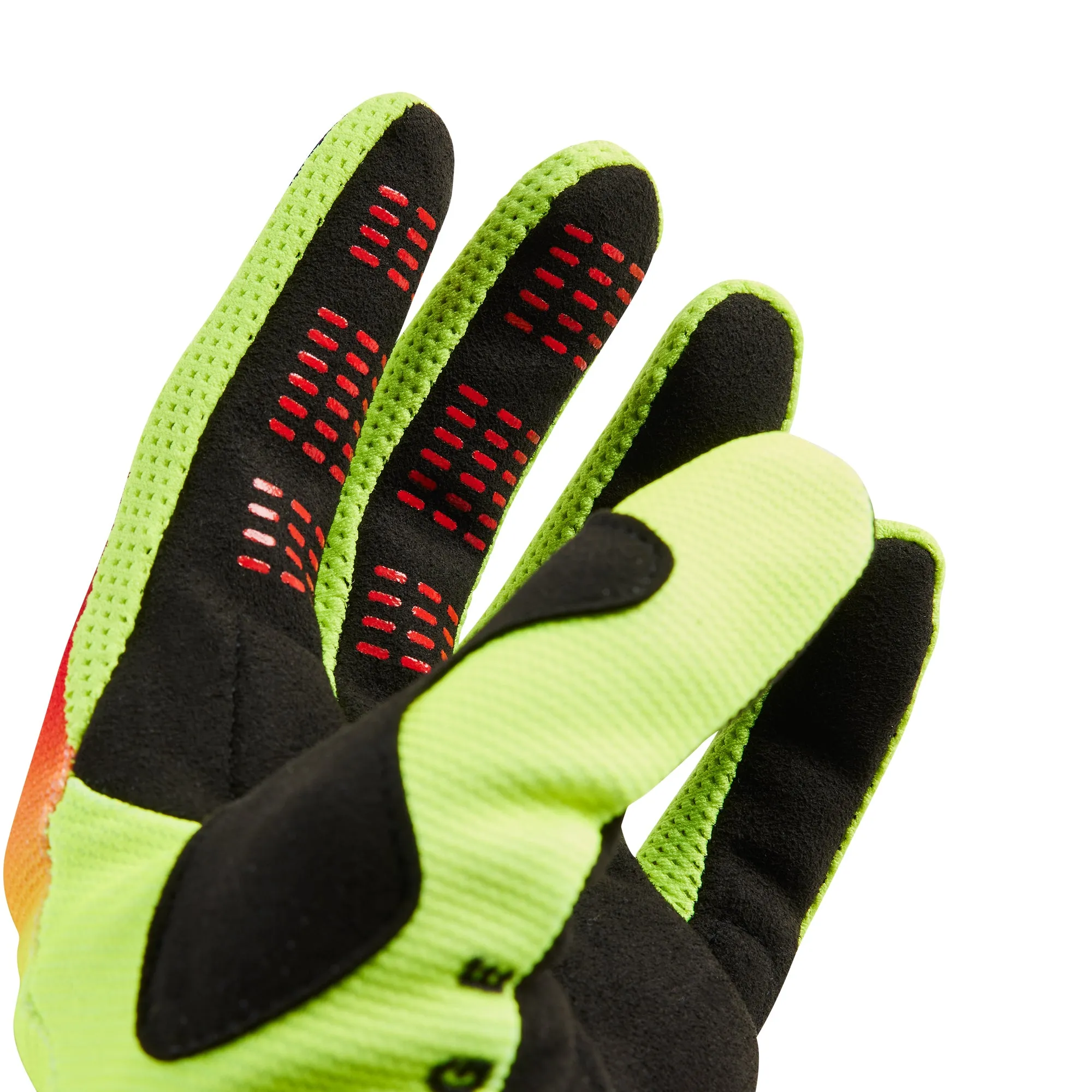 Fox Racing 180 Standard Offroad Gloves Kozmik Fluorescent Yellow