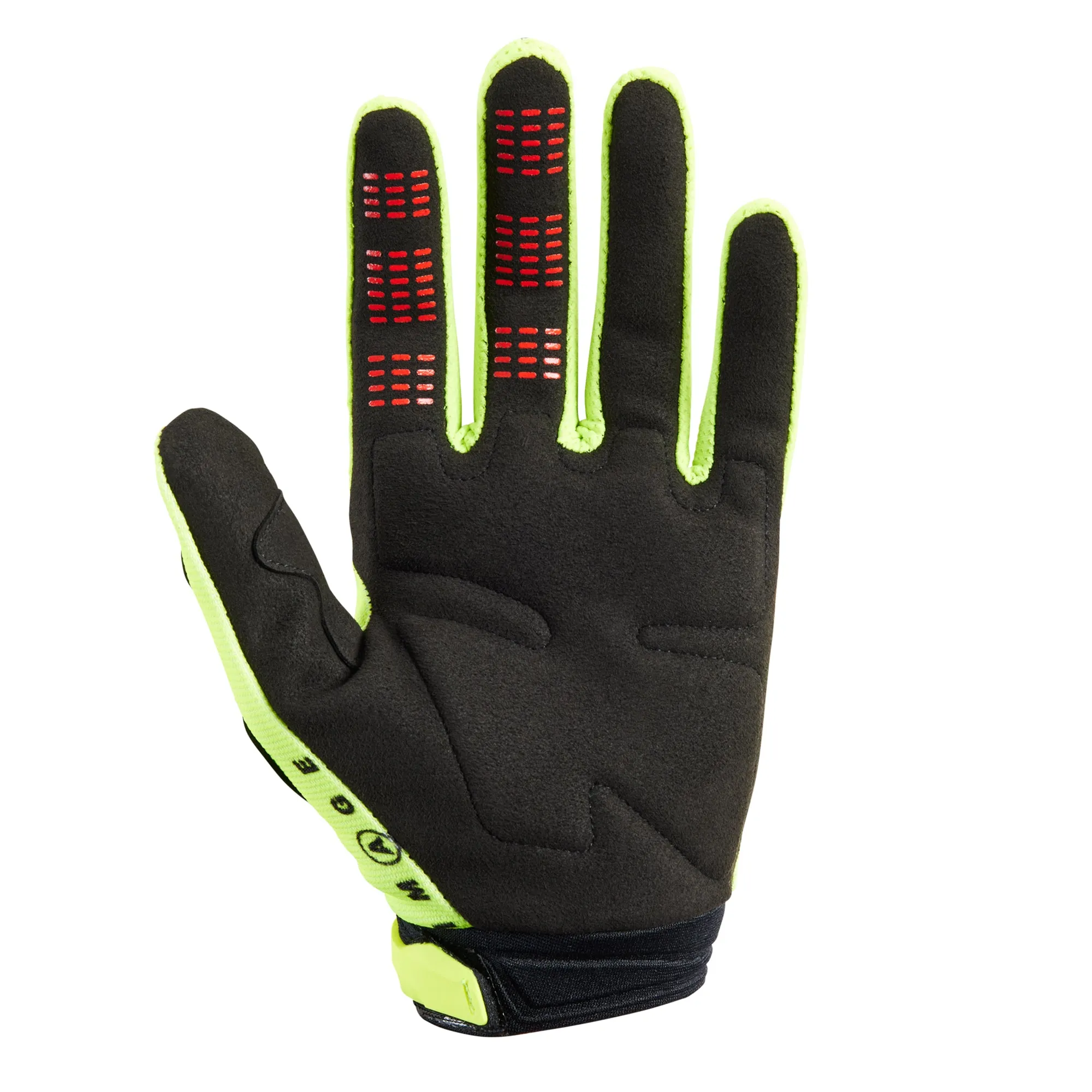 Fox Racing 180 Standard Offroad Gloves Kozmik Fluorescent Yellow