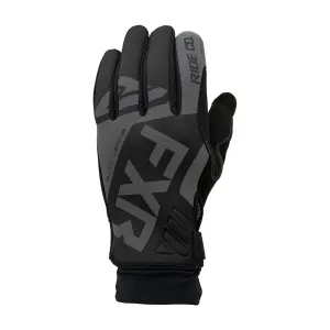 FXR  Boost Lite Snowmobile Gloves Durable Windproof Waterproof Shell Race Black