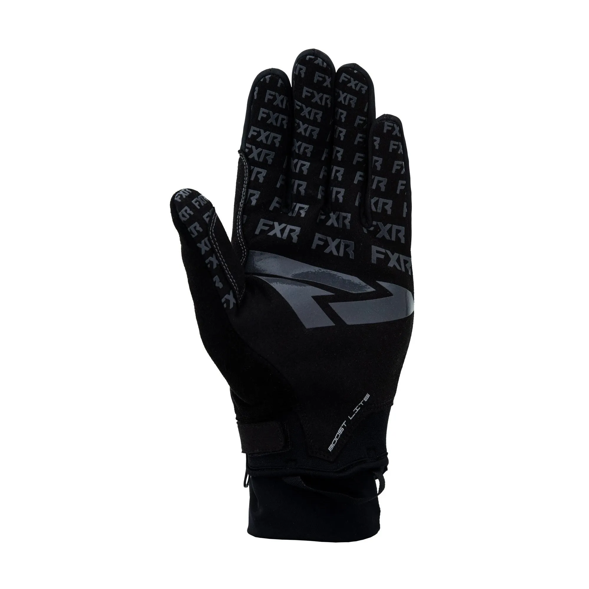 FXR  Boost Lite Snowmobile Gloves Durable Windproof Waterproof Shell Race Black