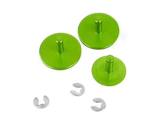 GoPro Aluminum Button Set for Hero 3  Camera Housing - Green