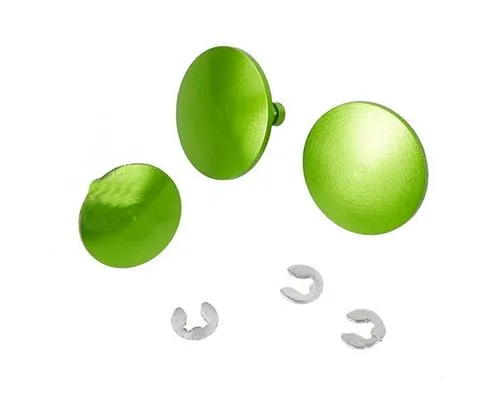 GoPro Aluminum Button Set for Hero 3  Camera Housing - Green