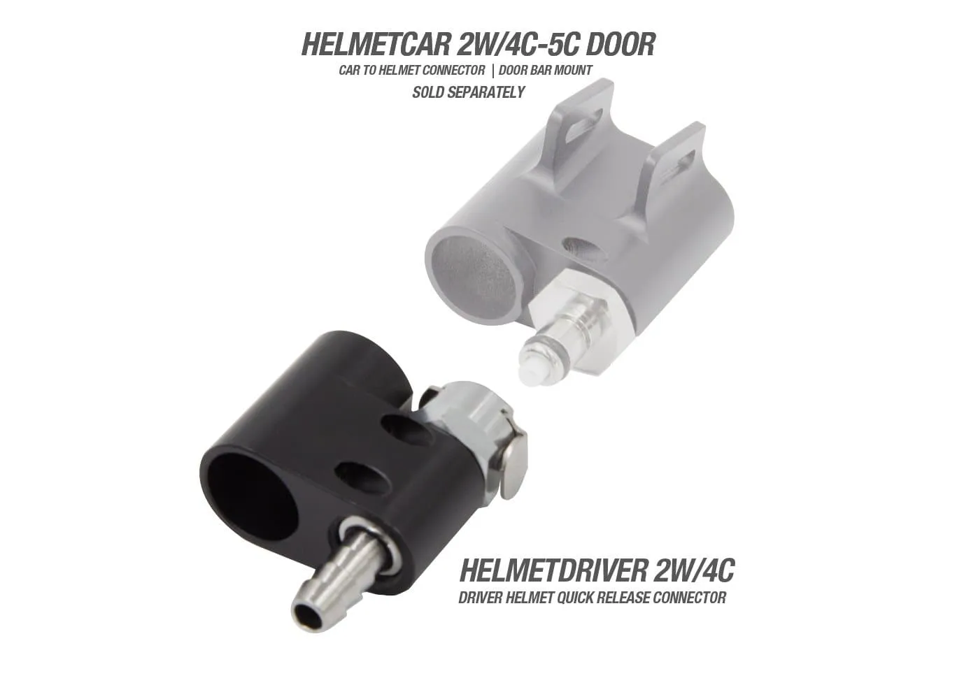 Helmet To Car Quick Release Connector (Water Radio)