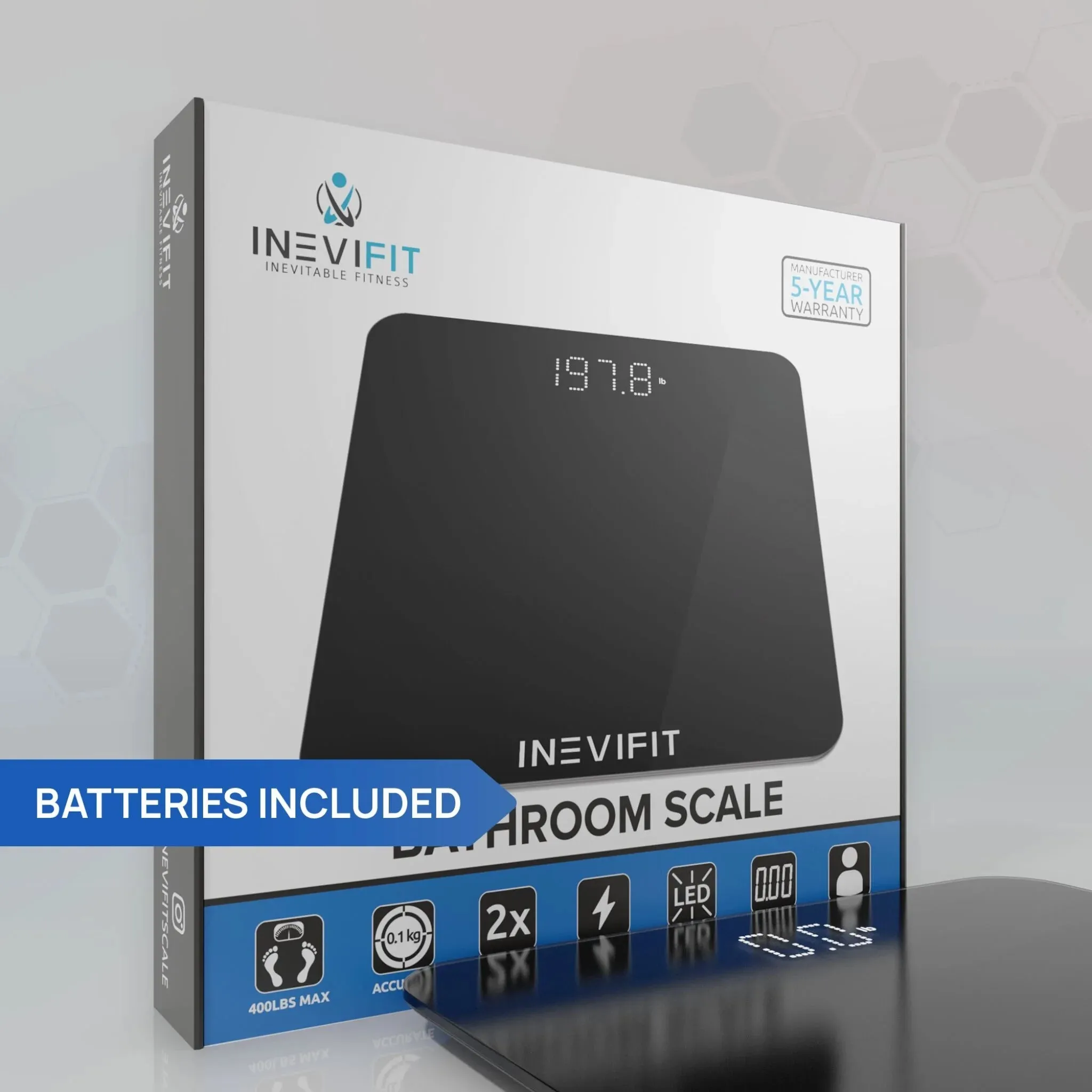 INEVIFIT Digital Bathroom Scale I-BS002