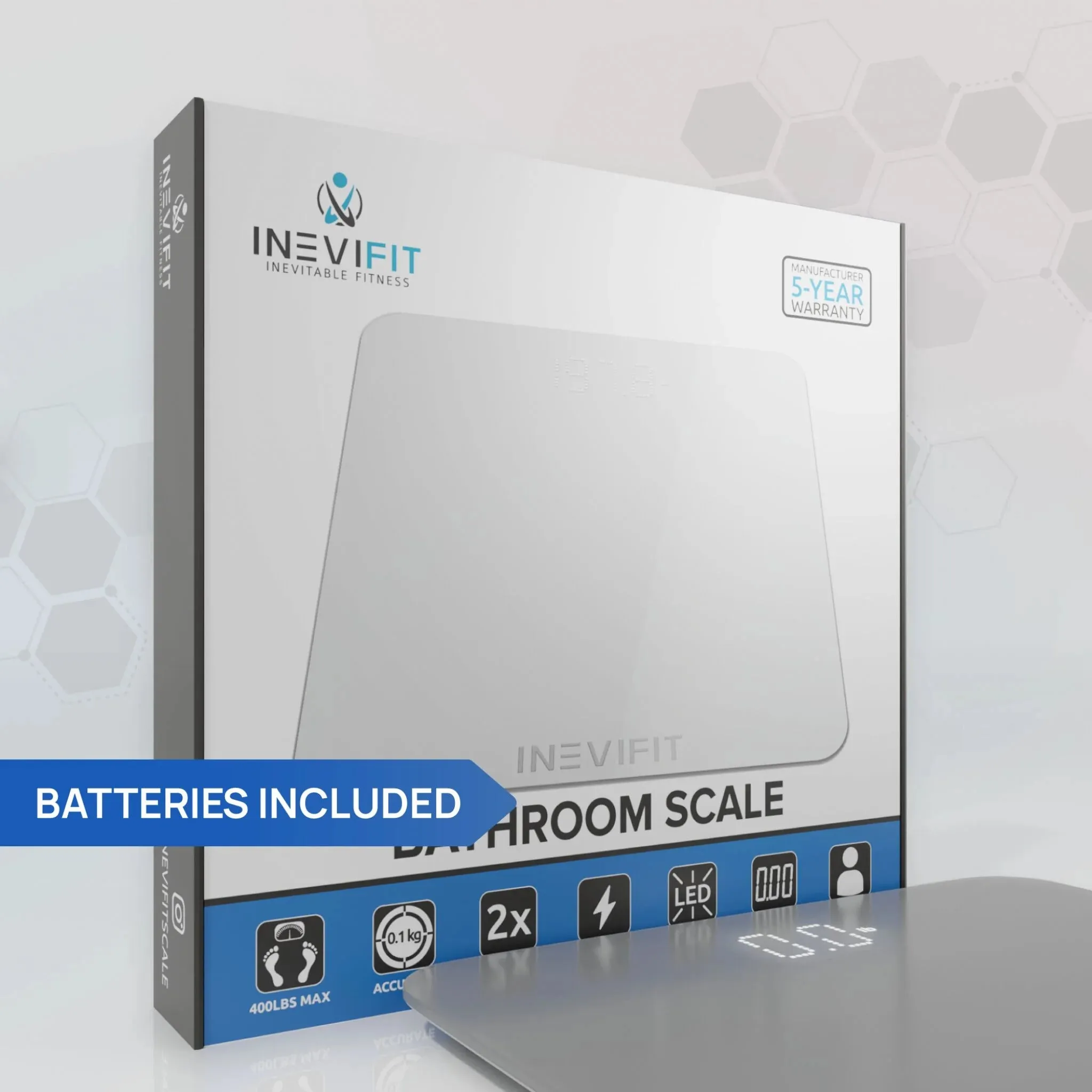 INEVIFIT Digital Bathroom Scale I-BS002