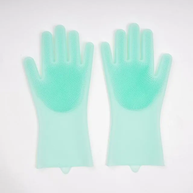 Magic Dish Washing Gloves (Pair)