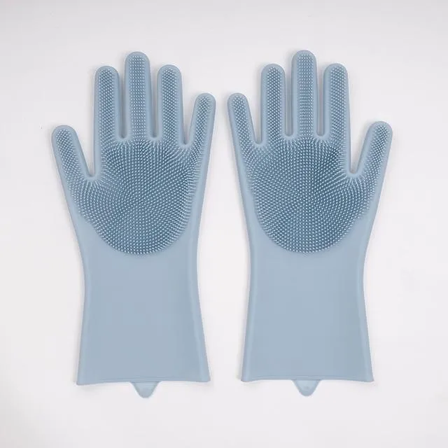 Magic Dish Washing Gloves (Pair)