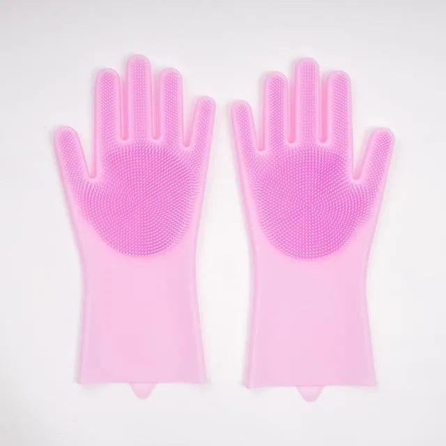 Magic Dish Washing Gloves (Pair)