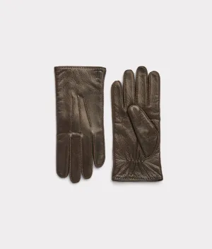 Men's Deerskin Gloves :: Brown