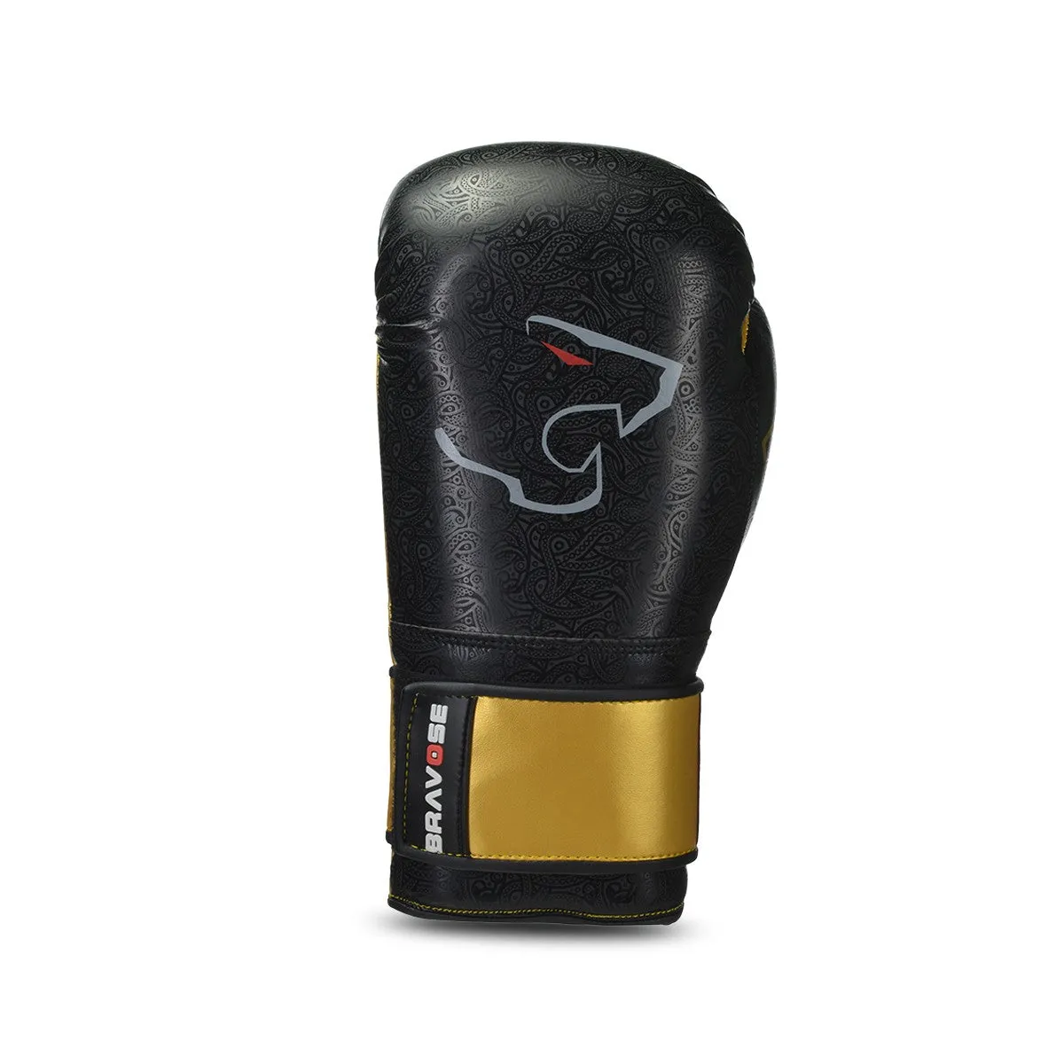 Nemesis Black and Gold Boxing Gloves