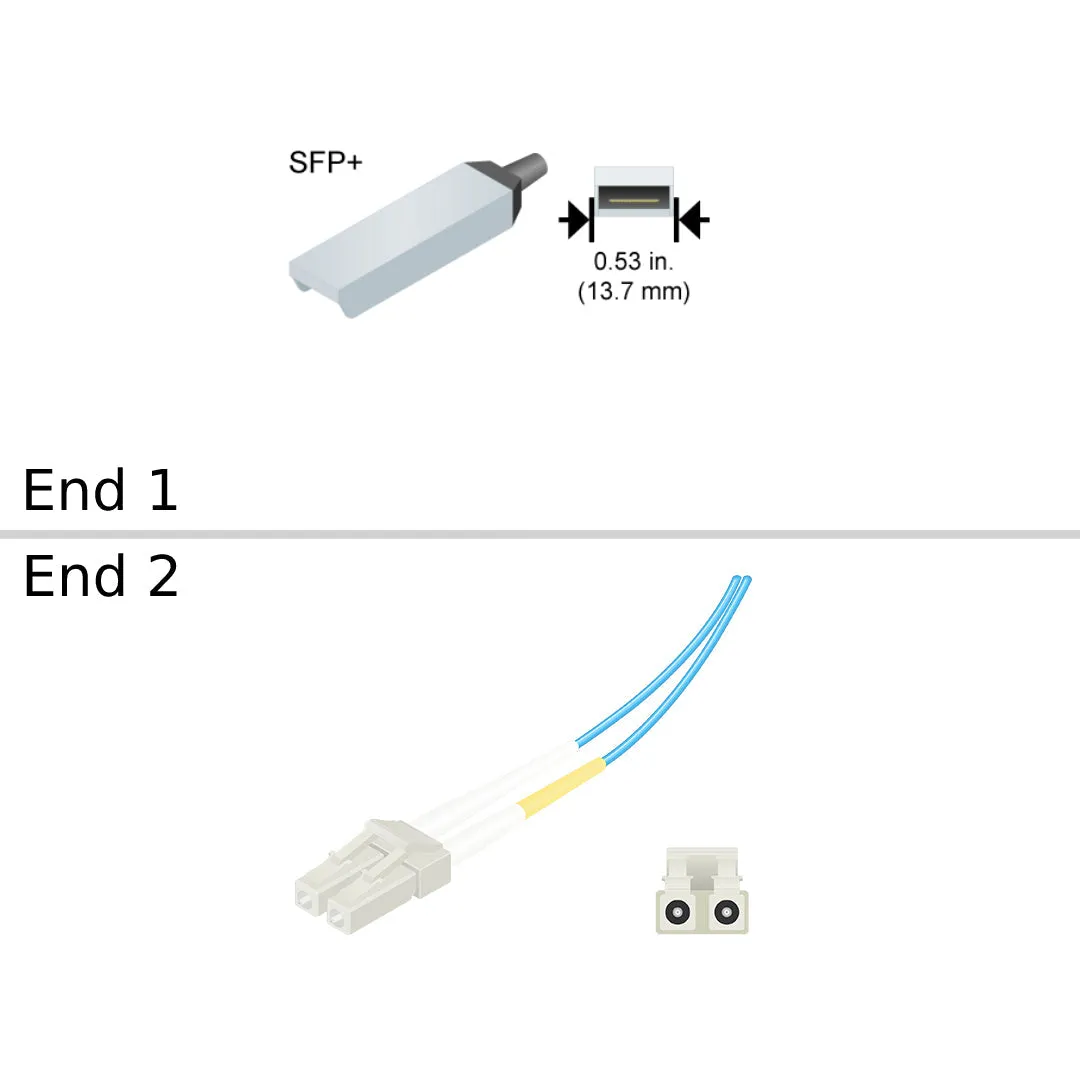 NetApp X65403 -  Data Cable with Plug SFP /LC | XCVR, SFP , Opt, 16Gb, FC, Longwave, 10km