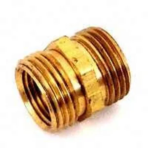 Plumb Pak PP850-61 Hose Adapter, 3/4 x 3/4 x 1/2 in, MHT x MIP x FIP, Brass, For: Garden Hose :CD: QUANTITY: 1