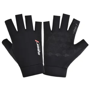 Professional Women Fitness Sports Half Finger Riding Gym Yoga Weightlifting Bodybuilding Equipment Breathable Nonslip Gloves