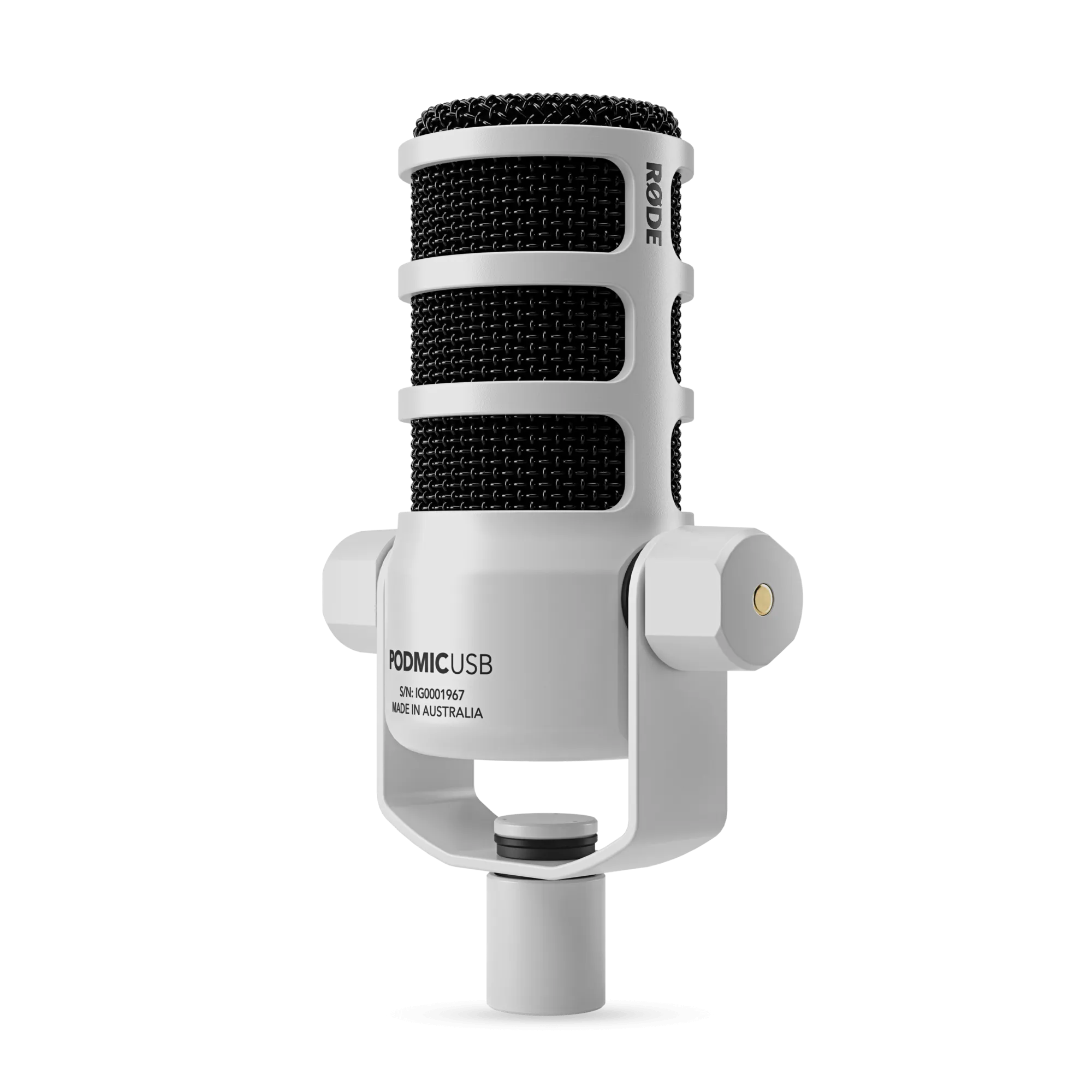 Rode PodMic USB Versatile Dynamic Broadcast Microphone in White