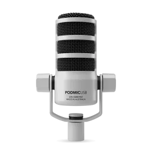 Rode PodMic USB Versatile Dynamic Broadcast Microphone in White