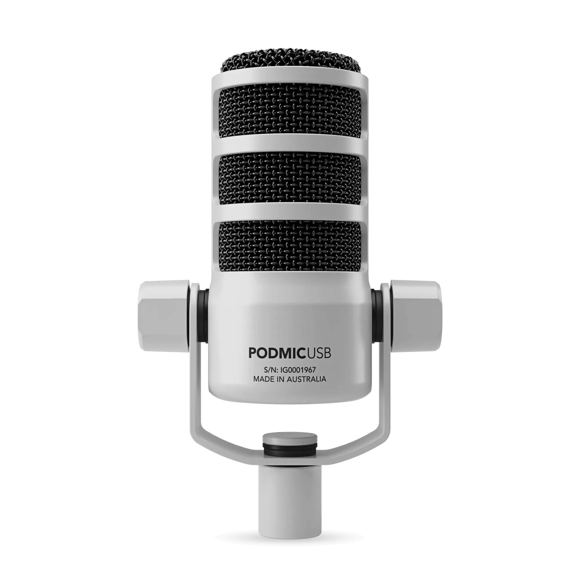 Rode PodMic USB Versatile Dynamic Broadcast Microphone in White