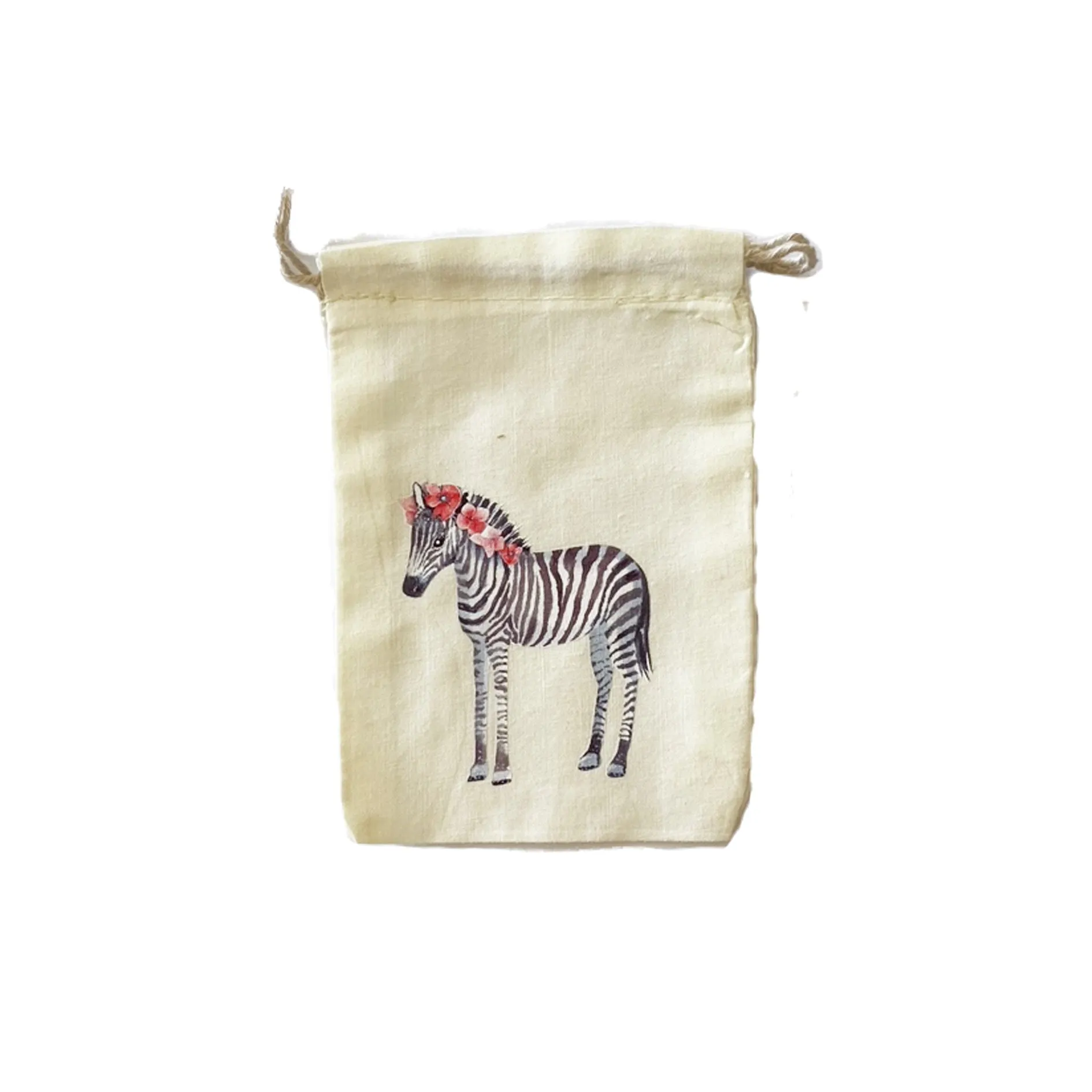 Safari Calico Party Favour Bags - Pack of 4