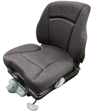 Sears 1815 FLM Mechanical Suspension Forklift Seat for Yale/Hyster - Grey Cloth - 11.25" x 11" Mounting - P/N: SA50508.901