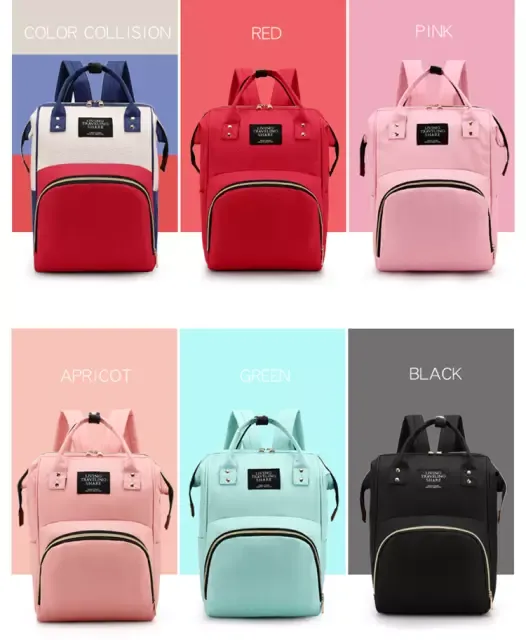 Stylish Diaper Bag cum Backpack Cum Tote Bag- Multifunctional Waterproof Bags