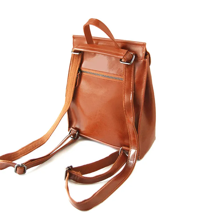 Stylish Ladies Small Leather Backpack Purse Cute Backpacks for Women