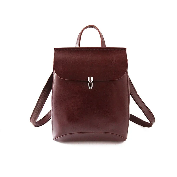 Stylish Ladies Small Leather Backpack Purse Cute Backpacks for Women