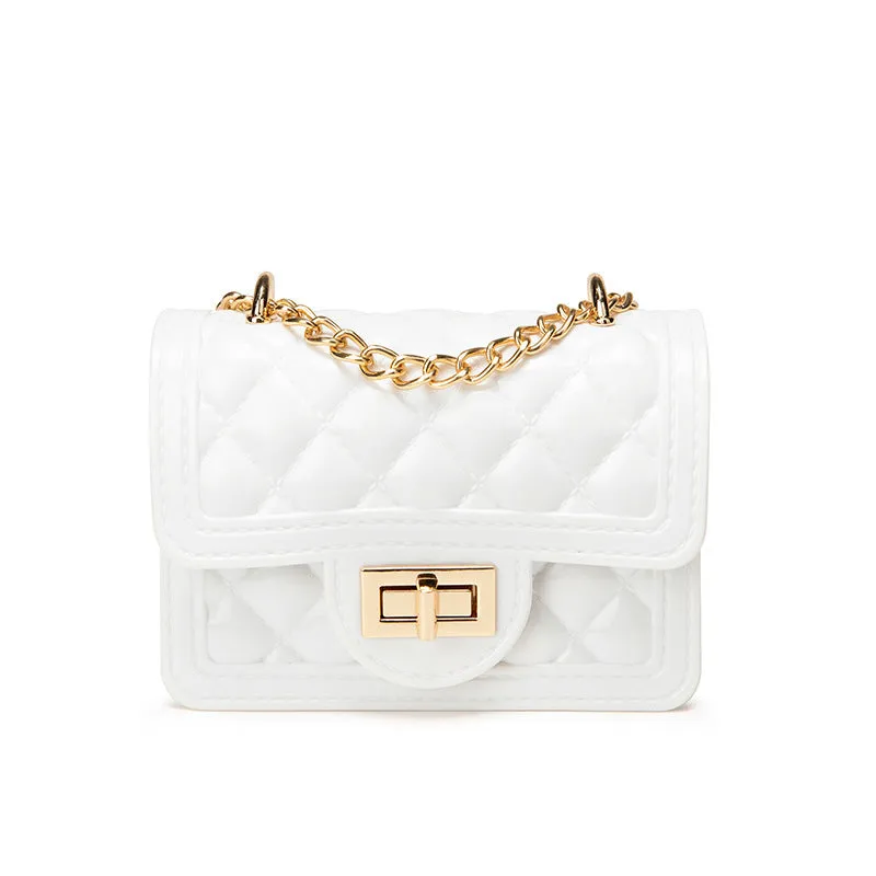 Stylish Mini Pearl Diamond Chain Bag