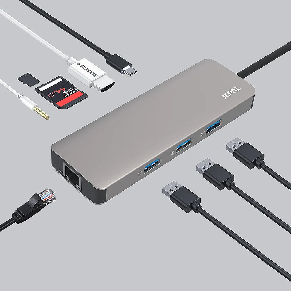 USB-C 9-Port Hub