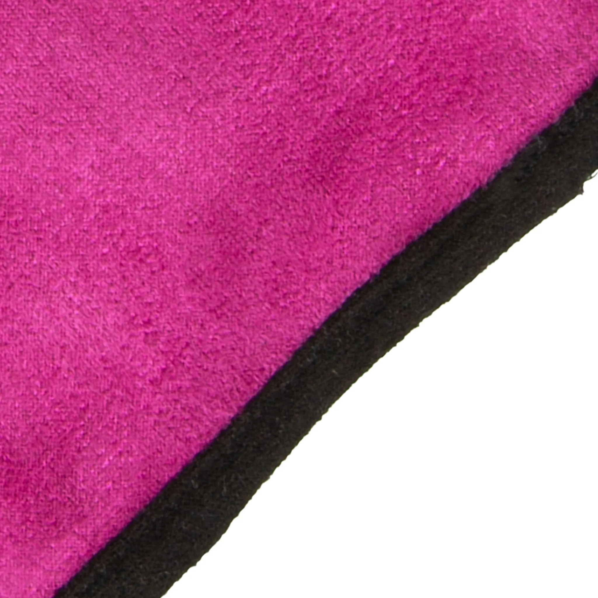 Women’s Velour-Lined Faux Suede Gloves with Trim and Bow